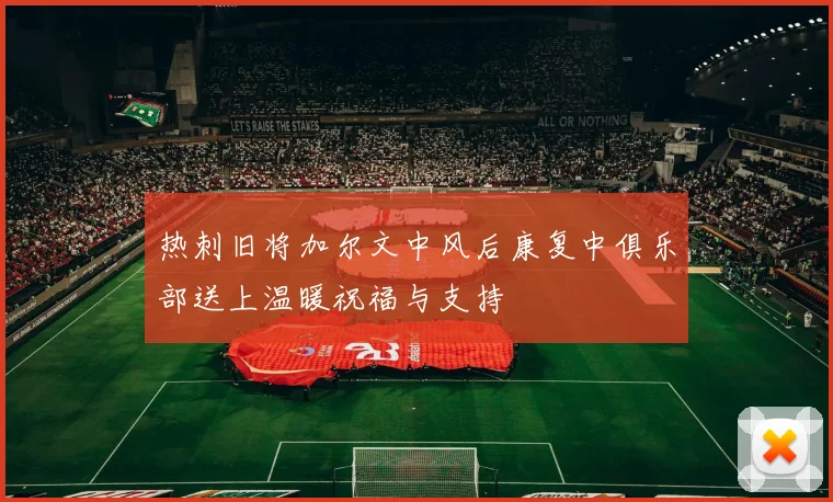 热刺旧将加尔文中风后康复中俱乐部送上温暖祝福与支持